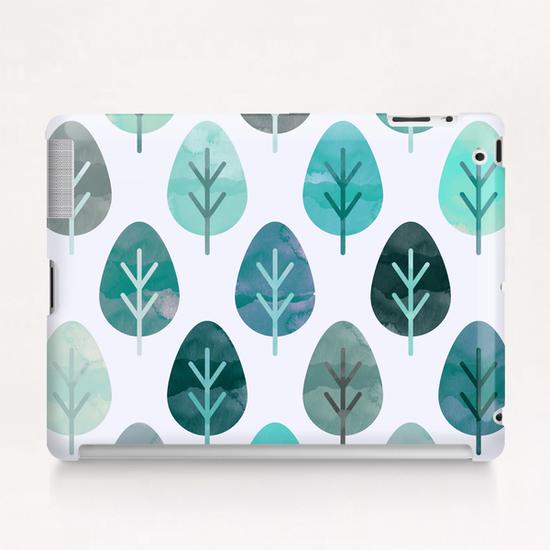 Watercolor Forest Pattern X 0.3 Tablet Case by Amir Faysal