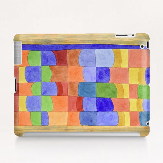 Rhythmic Color Tones between Wood  Tablet Case by Heidi Capitaine