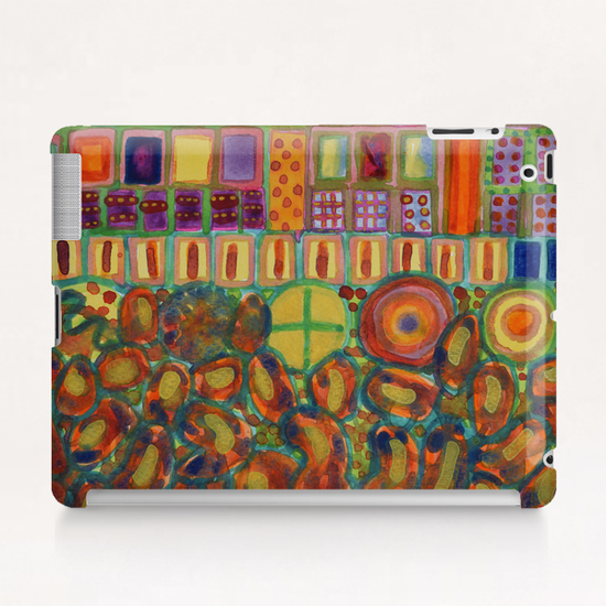 Decorated and illuminated House  Tablet Case by Heidi Capitaine