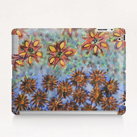 Asters and Paradise Flowers Tablet Case by Heidi Capitaine