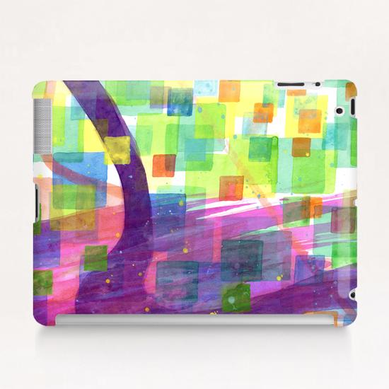 Bend and Squares Tablet Case by Heidi Capitaine