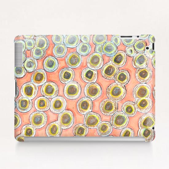 Simple Pastel Circle Pattern with Gold   Tablet Case by Heidi Capitaine