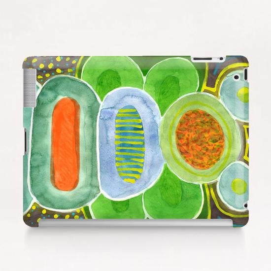 The filled Caterpillar  Tablet Case by Heidi Capitaine