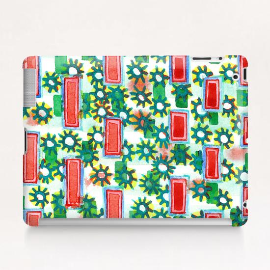 Sunshine between Blocks Pattern  Tablet Case by Heidi Capitaine