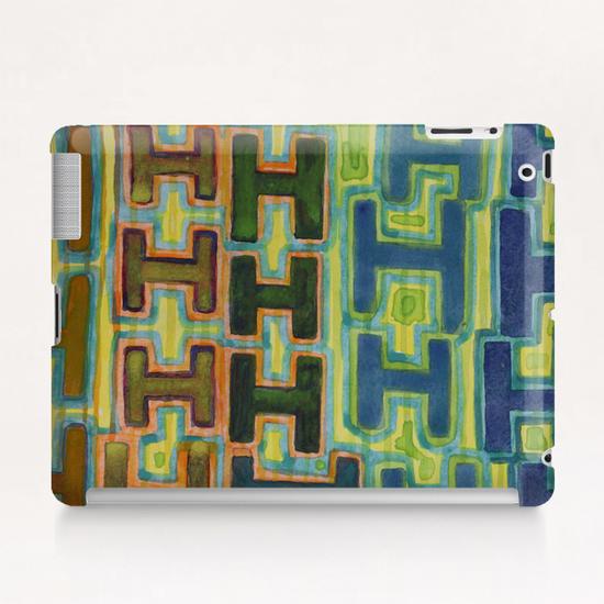 I-Beams Pattern  Tablet Case by Heidi Capitaine