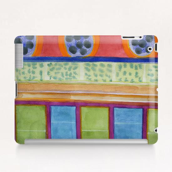Paw Prints on the Wall  Tablet Case by Heidi Capitaine