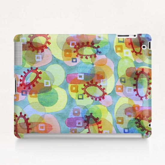 Lovely Pattern with Red Rings  Tablet Case by Heidi Capitaine