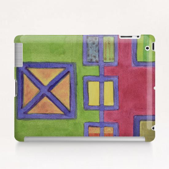 Red-Green Contrast  Tablet Case by Heidi Capitaine