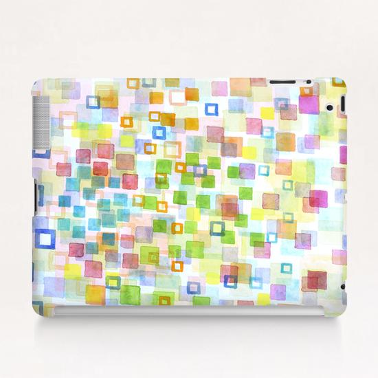 Raining Squares and Frames Tablet Case by Heidi Capitaine