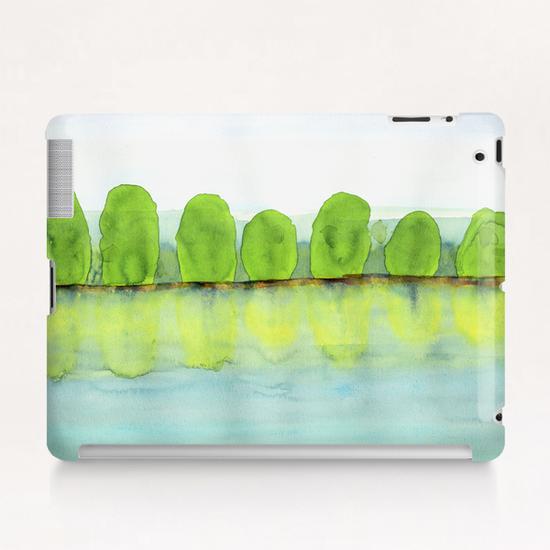 Trees Refecting On The Water  Tablet Case by Heidi Capitaine