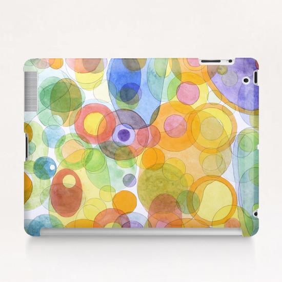 Vividly interacting Circles Ovals and Free Shapes Tablet Case by Heidi Capitaine