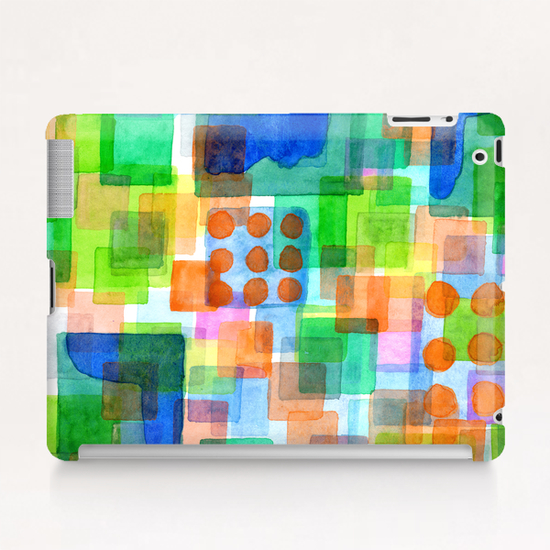 Playful Squares  Tablet Case by Heidi Capitaine
