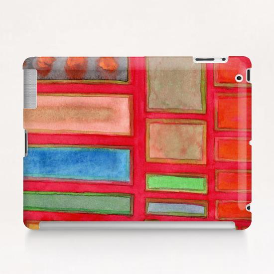 Some Chosen Rectangles ordered on Red  Tablet Case by Heidi Capitaine