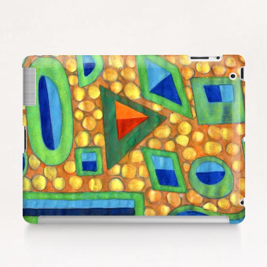 Collection of different Shapes with Double Fillings Tablet Case by Heidi Capitaine