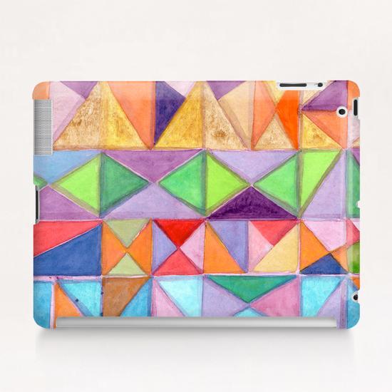 Fresh and Warm Triangle Pattern  Tablet Case by Heidi Capitaine
