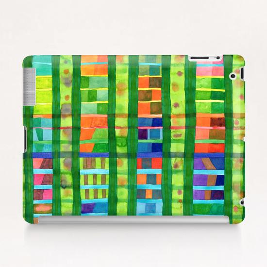Colored Fields With Bamboo  Tablet Case by Heidi Capitaine