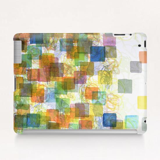 Dancing Squares Tablet Case by Heidi Capitaine