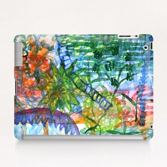 Jungle View With Rope Ladder Tablet Case by Heidi Capitaine