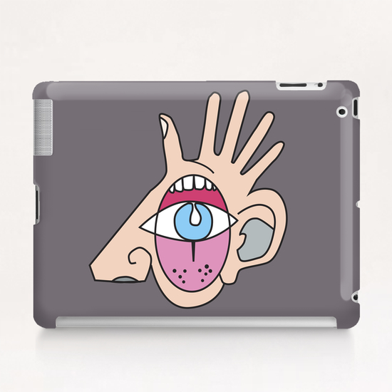 The five senses mask Tablet Case by Yann Tobey