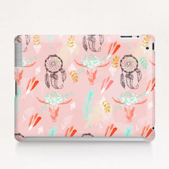Bohemian pink pattern Tablet Case by mmartabc