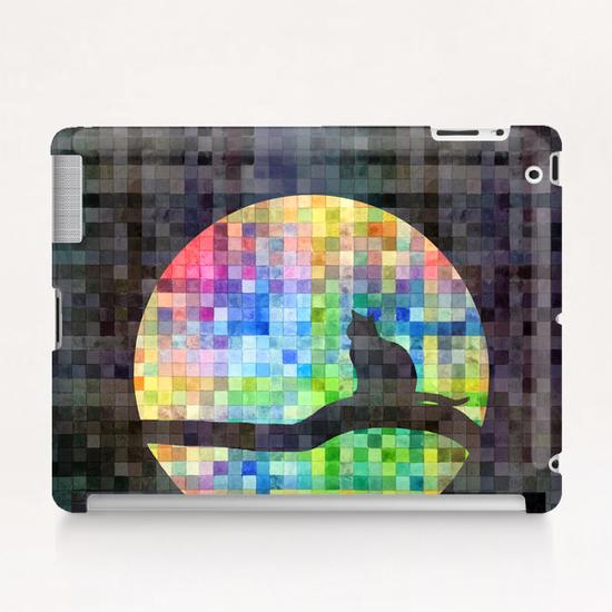 Cat In The Moon II Tablet Case by Vic Storia