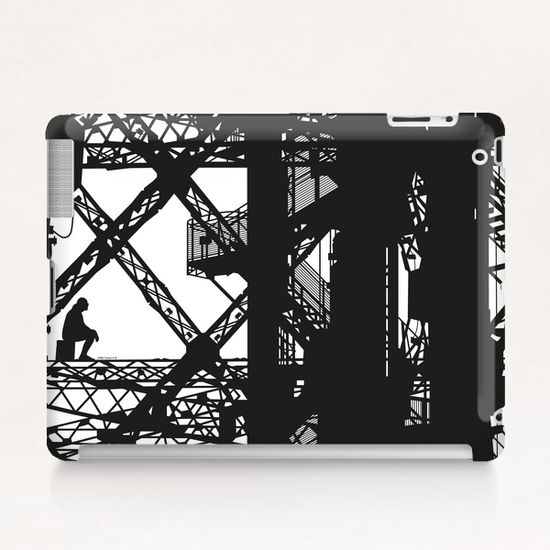 Eiffel tower #4 Tablet Case by Denis Chobelet