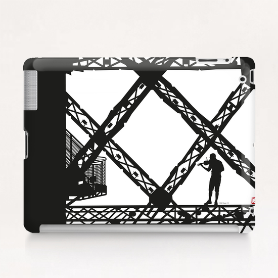 Eiffel tower #5 Tablet Case by Denis Chobelet