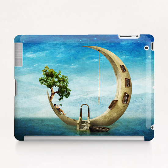 Home Sweet Moon Tablet Case by DVerissimo