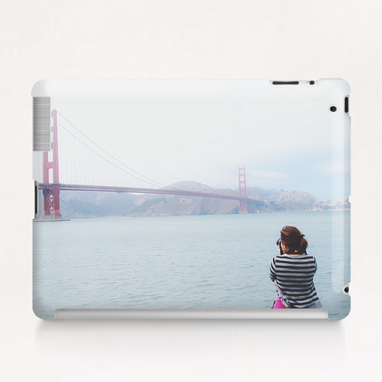 taking picture at Golden Gate bridge, San Francisco, USA Tablet Case by Timmy333