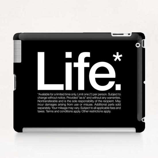 Life.* Available for a limited time only. Tablet Case by WORDS BRAND