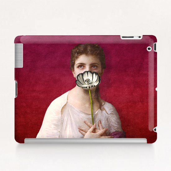 Lady with Tulip Tablet Case by DVerissimo