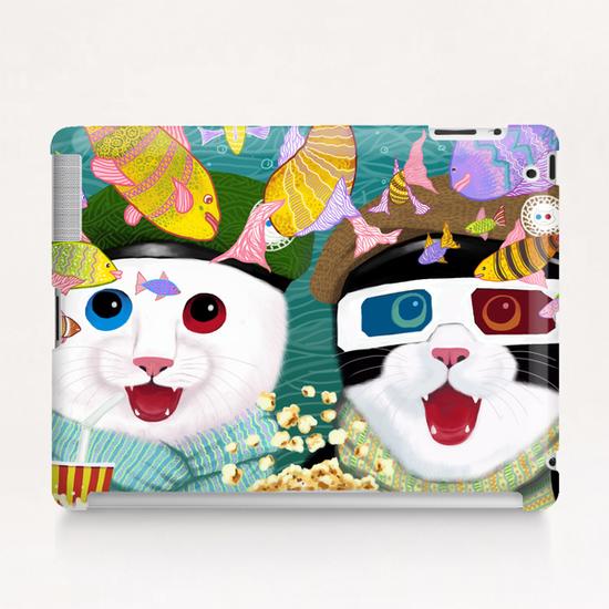 3D cats Tablet Case by Tummeow