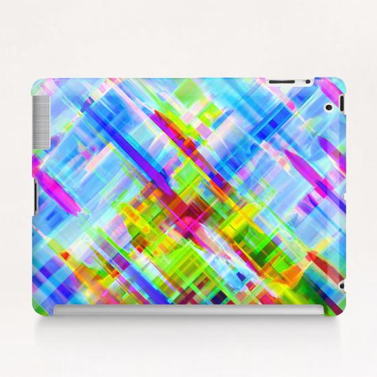 Colorful digital art splashing G468 Tablet Case by MedusArt