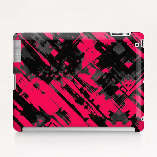 Hot pink and black digital art G75 Tablet Case by MedusArt
