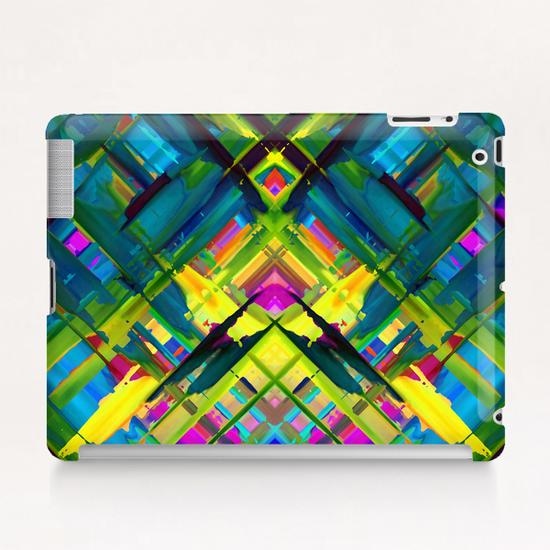 Colorful digital art splashing G467 Tablet Case by MedusArt