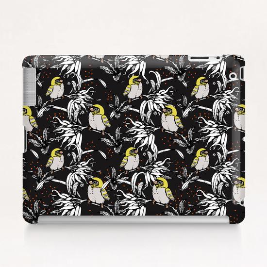 Night garden of exotic birds Tablet Case by mmartabc