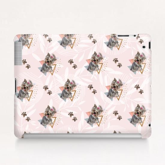 Pattern dog & triangles Tablet Case by mmartabc