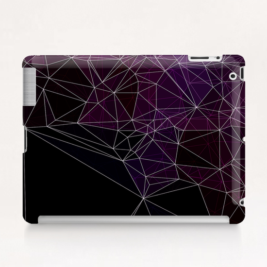 Geometric purple and black Tablet Case by VanessaGF