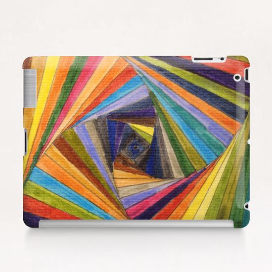 Rainbow Square Tablet Case by Vic Storia