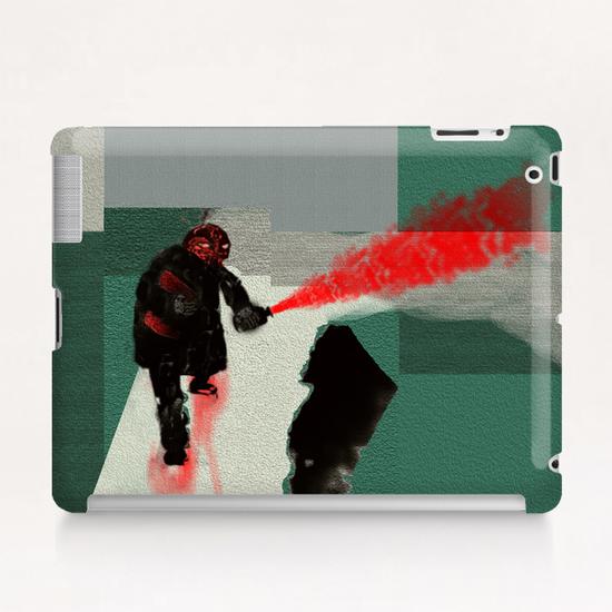 Red Saboteur Tablet Case by rodric valls