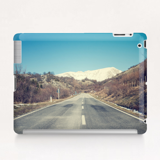 Road with Mountain Tablet Case by Salvatore Russolillo