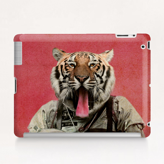 Space tiger Tablet Case by durro art
