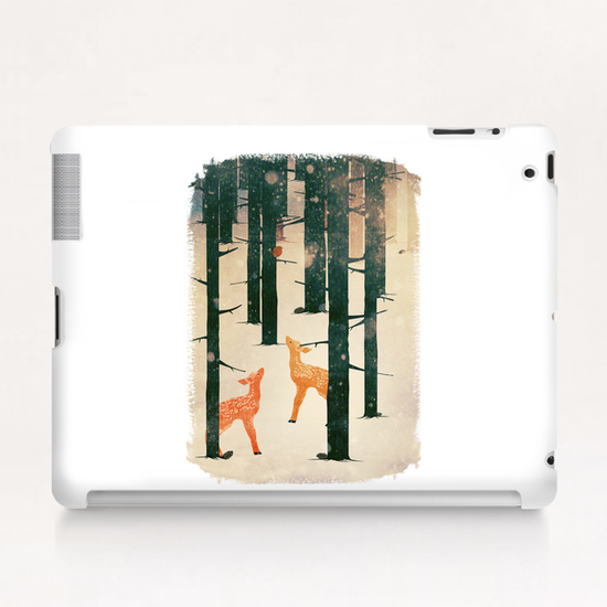 Winter Deer Tablet Case by Sybille
