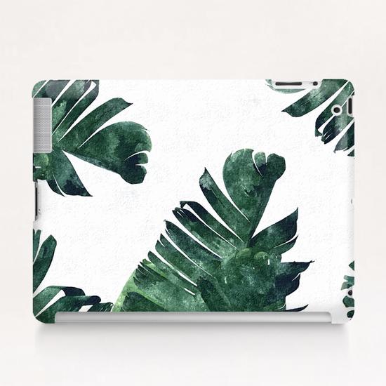 Banana Leaf Watercolor Tablet Case by Uma Gokhale