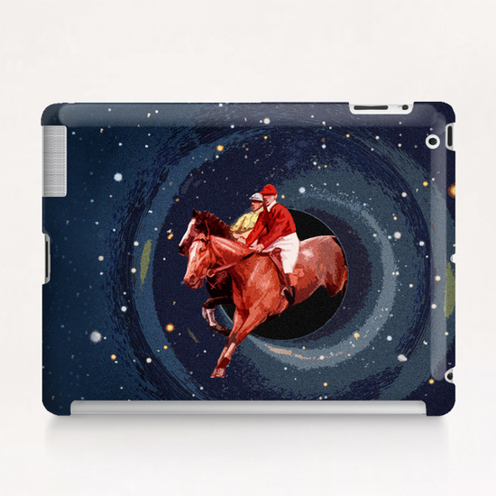 Black Hole Chase Tablet Case by tzigone