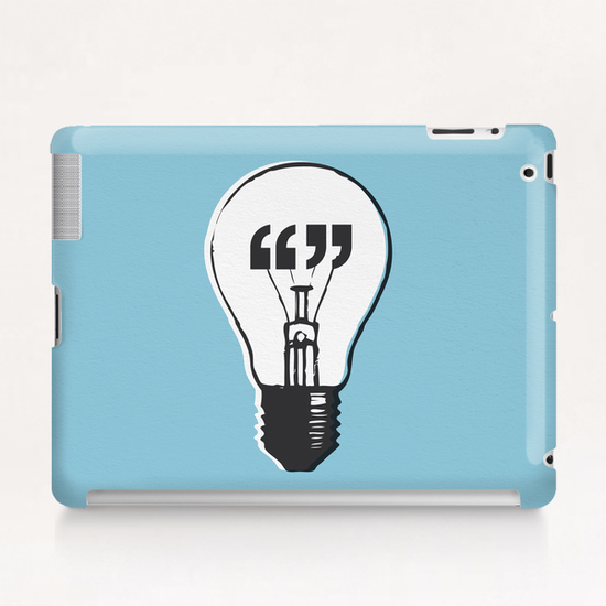 Bright Bulb Tablet Case by Alex Xela