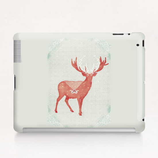 Christmas Stag Tablet Case by Sybille