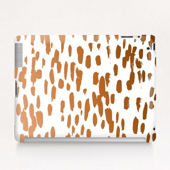 Copper Brushstrokes Tablet Case by Uma Gokhale