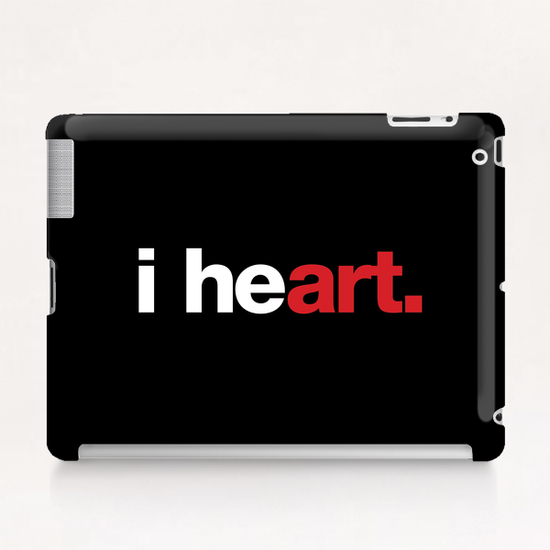 i heart art Tablet Case by WORDS BRAND