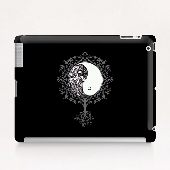 Yin floral yang Tablet Case by daniac